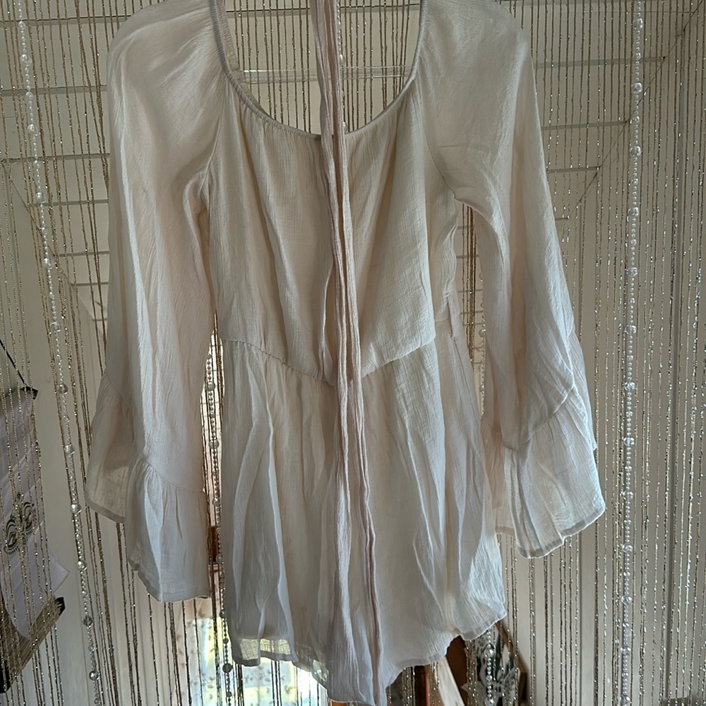 boho altered state rompers with a belt